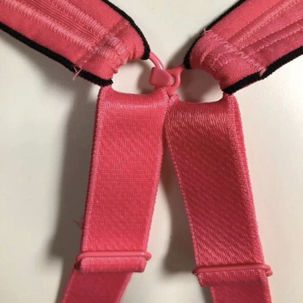 Dominique Zoe Pro Max Support Sport Jogging Running Exercise Bra Pink 32G New - Picture 5 of 7